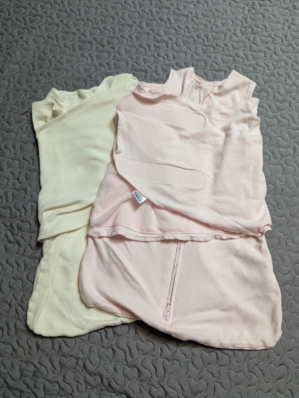 Lot of 2 Halo Baby Cotton Sleep Sack Swaddle 0-3 Months